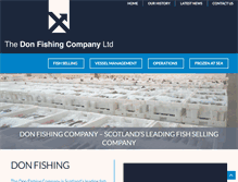 Tablet Screenshot of donfishing.co.uk